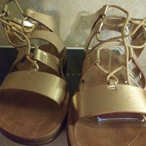 gold Gladiator sandals & White gladiator Sandals